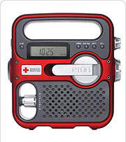 Get the American Red Cross Solarlink Eton Emergency Radio.
